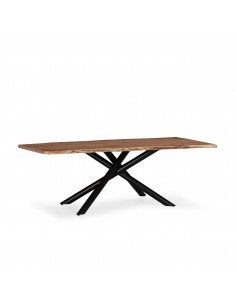 Mesa comedor industrial ANURI 220 x 100 en Madera de Acacia