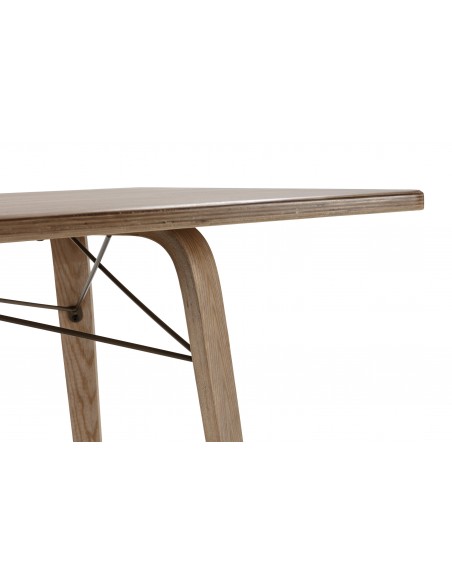 Mesa de diseño Rectangular LUJAN 180 x 90 Roble Lavado