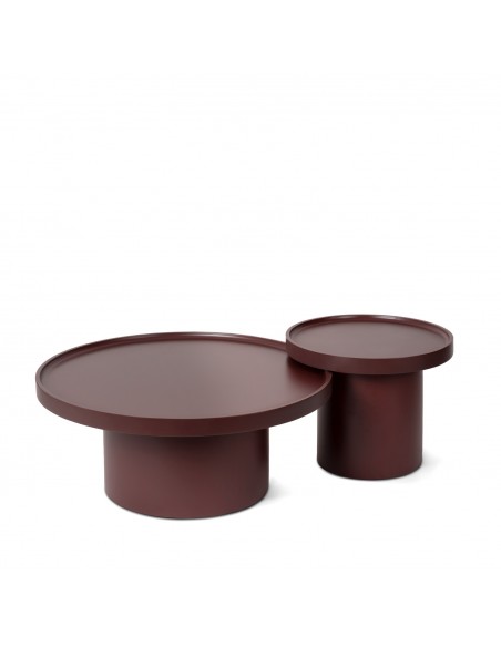 Mesa de Centro de diseño WARREN 80 Terracota de MDF