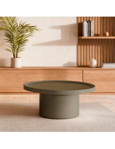 Mesa de Centro WARREN 80 verde em MDF 2
