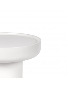 Mesa de apoio redonda RODNEY 50 de design em MDF lacado... 2