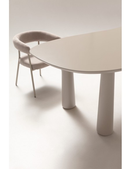 Mesa de Comedor Moderna NAHIA 220 x 110 cm color Arena