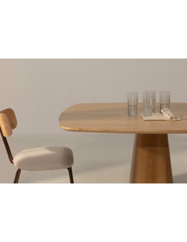 Mesa de comedor Cuadrada ETEL 120 cm en chapa...