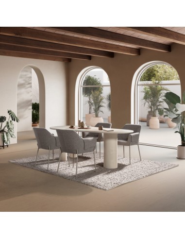 Mesa oval formas orgânicas DAILA, 200 x 100,...