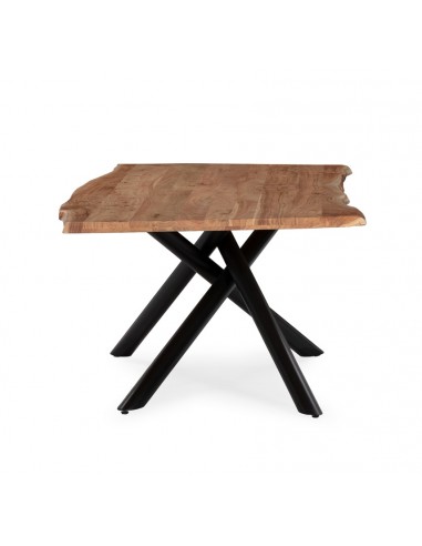 Mesa de jantar industrial ANURI, 220 x 100 em...