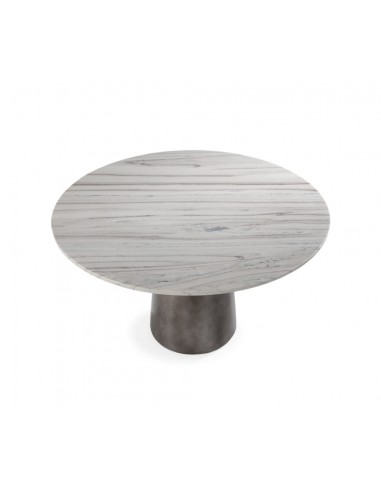Mesa de diseño redonda 130 AMAL Mármol Blanco...