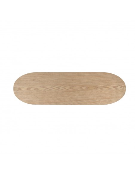 Consola Diseño Escultórico 120 x 40 LAYSA en Chapa de Roble