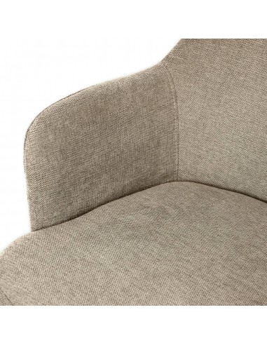 Silla con brazos ABIGAIL, tejido STREET y patas...