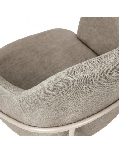 Silla con brazos ABIGAIL, tejido STREET y patas...