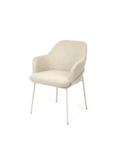 Silla con brazos ABIGAIL, tejido STREET y patas...