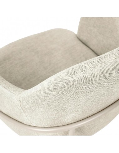 Silla con brazos ABIGAIL, tejido STREET y patas...