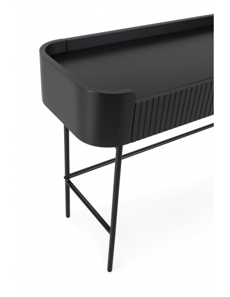 Consola de Entrada WILLA 120 cm preto de Design Moderno