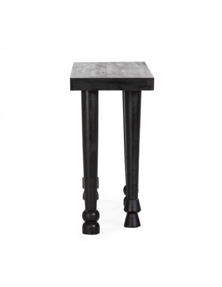 Consola recibidor INAYA 130 cm Negra de Madera Mango