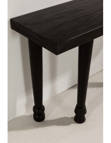 Consola recibidor INAYA 130 cm Negra de Madera...