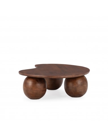 Mesa centro ALISHA com formato orgânico, 107 x...