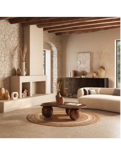 Mesa Centro de formas orgánicas 107 x 80 ALISHA, Madera... 2