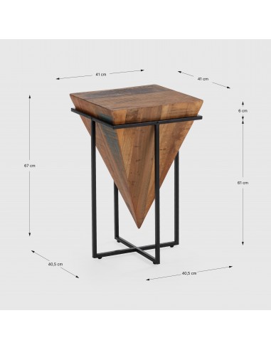 MESA DE RINCON AVATAR 68 x 42, MADERA natural y...