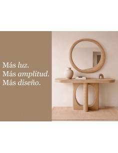 Consola Diseño Escultórico 120 x 40 LAYSA en Chapa de Roble 2