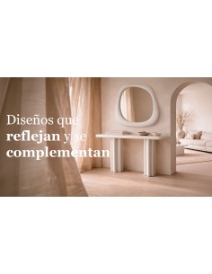 Consola de diseño orgánico 120 x40 SHEILA en MDF Lacado... 2