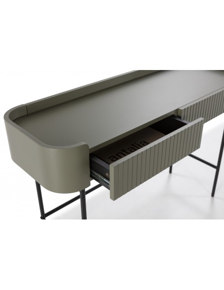 Consola Recibidor WILLA 120 cm verde de diseño moderno