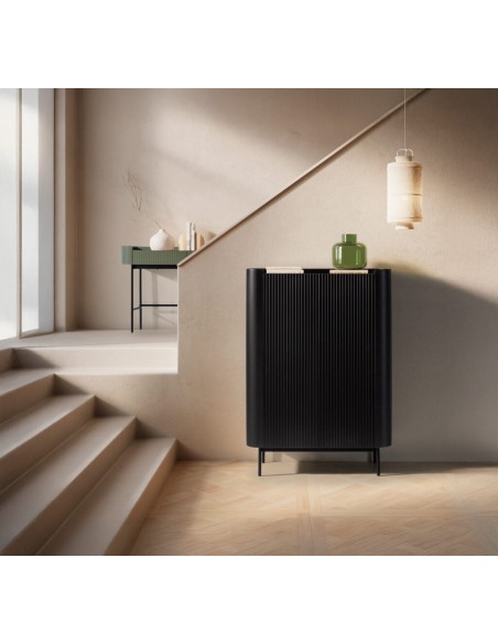 Consola de Entrada WILLA 120 cm preto de Design Moderno