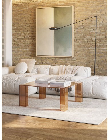 Mesa de centro quadrada minimalista VERENA 80...