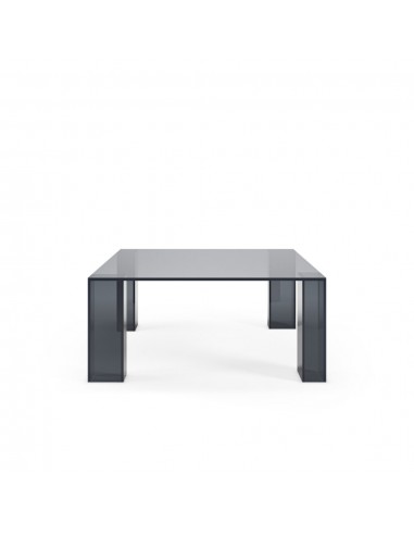 Mesa de Centro cuadrada de cristal minimalista...
