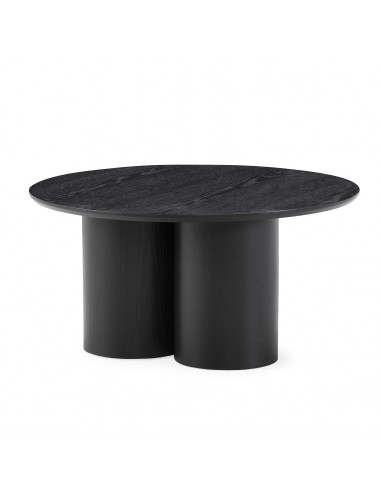 Mesa de Centro Redonda LUA 80 Folheado a...