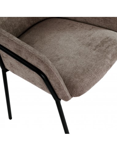 Silla con brazos ASLiN Tapizada en Tela con...