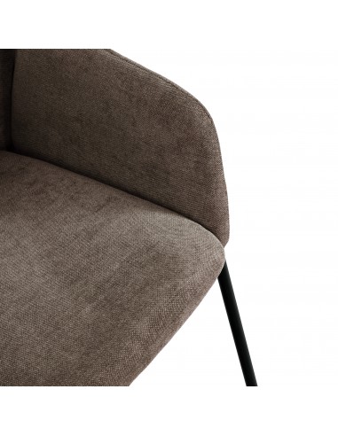 Silla con brazos ASLiN Tapizada en Tela con...
