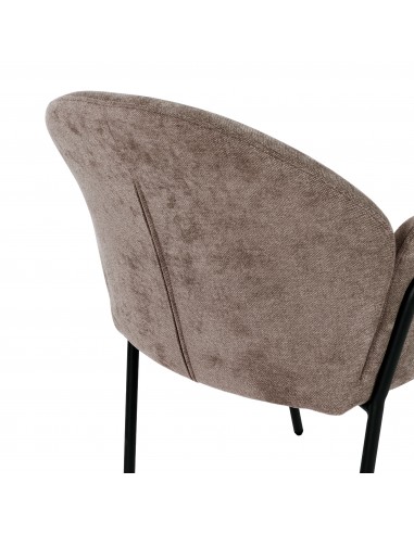 Silla con brazos ASLiN Tapizada en Tela con...