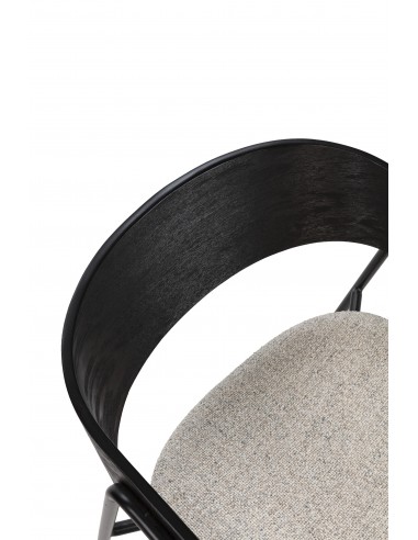 Silla de diseño CORA tela Beige con Respaldo...