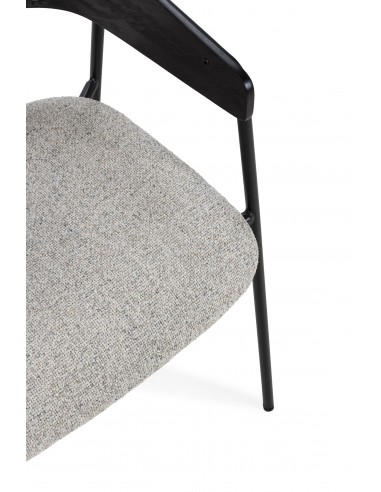 Silla de diseño CORA tela Beige con Respaldo...