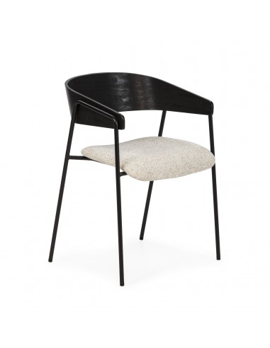 Silla de diseño CORA tela Beige con Respaldo...