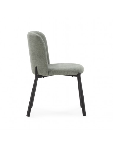Silla de diseño GINNY Tapizada en Tela con...