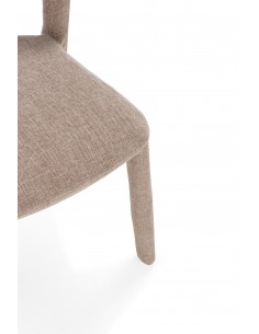 Silla de diseño orgánico LILIA, tapizado integral en Tela 2