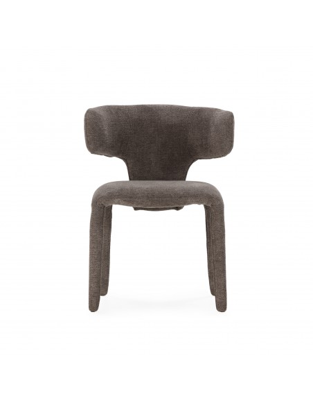 Silla de diseño moderno MACA con pata tapizada