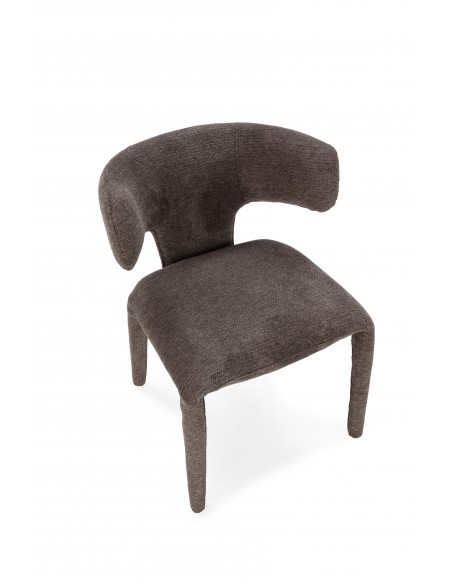 Cadeira MACA de design moderno com pés estofados