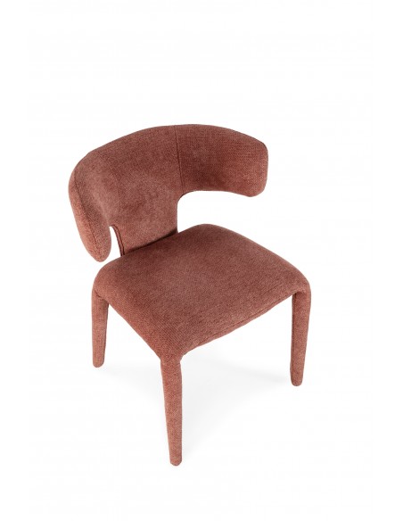 Silla de diseño moderno MACA con pata tapizada