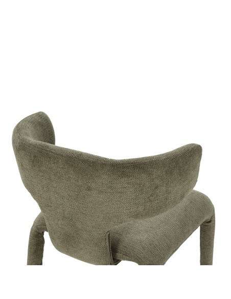 Cadeira MACA de design moderno com pés estofados