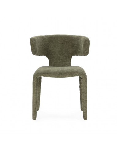 Silla de diseño moderno MACA con pata tapizada