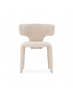 Silla de diseño moderno MACA con pata tapizada 2
