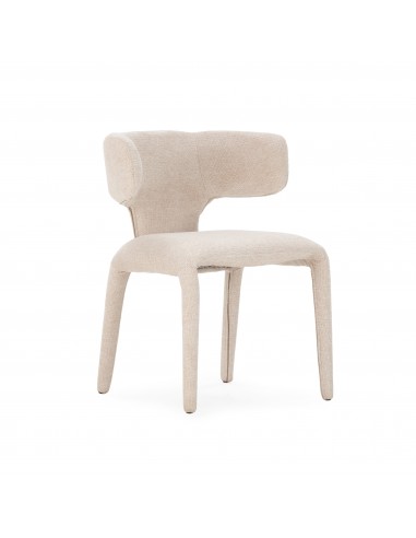 Silla de diseño moderno MACA con pata tapizada