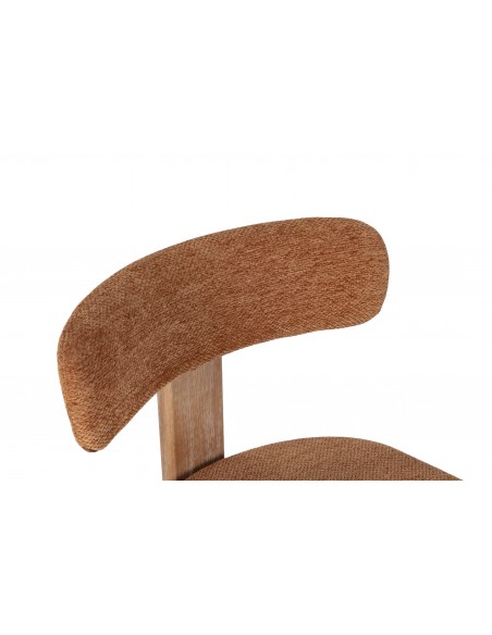 Silla de diseño contemporáneo NADIA con Estructura de Roble Lavado