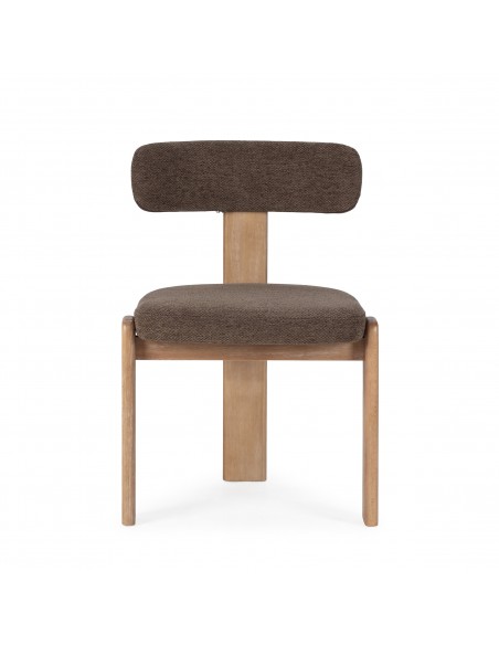 Silla de diseño contemporáneo NADIA con Estructura de Roble Lavado