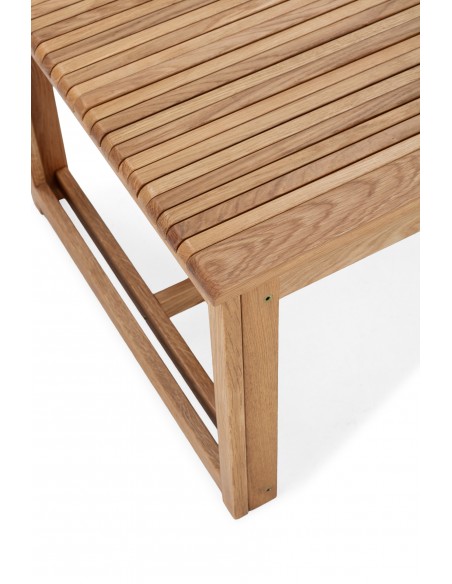 Mesa moderna de centro extensible en Roble UNAI 70 (110) cm