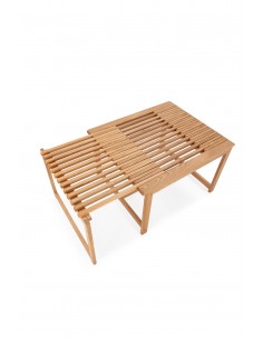 Mesa de centro moderna extensível em carvalho UNAI 70... 2