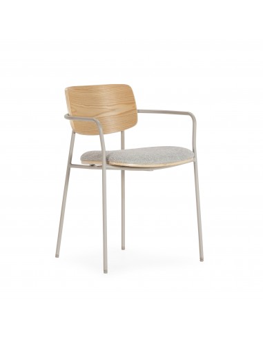 Cadeira de design NOUR com encosto em carvalho...