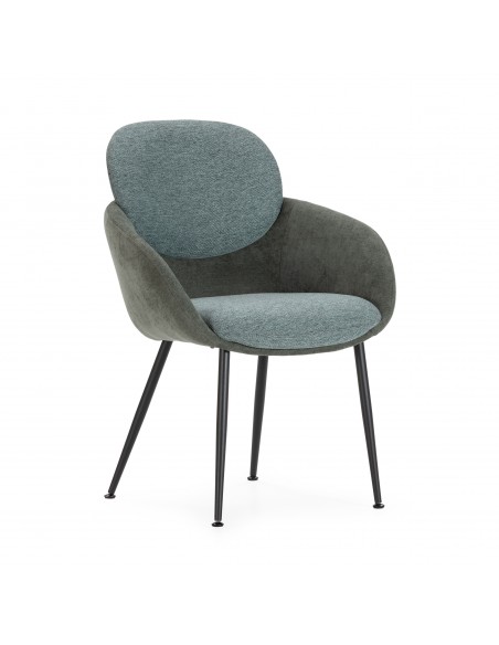 Silla con brazos de diseño moderno NURE tapizado combi