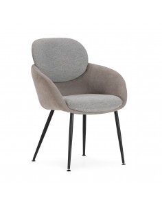 Silla con brazos de diseño moderno NURE tapizado combi